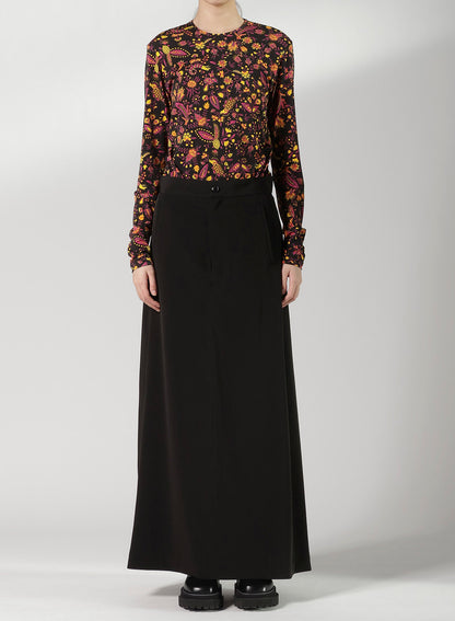 TA/PE SUPER VIYON TUSSER A LINE SKIRT