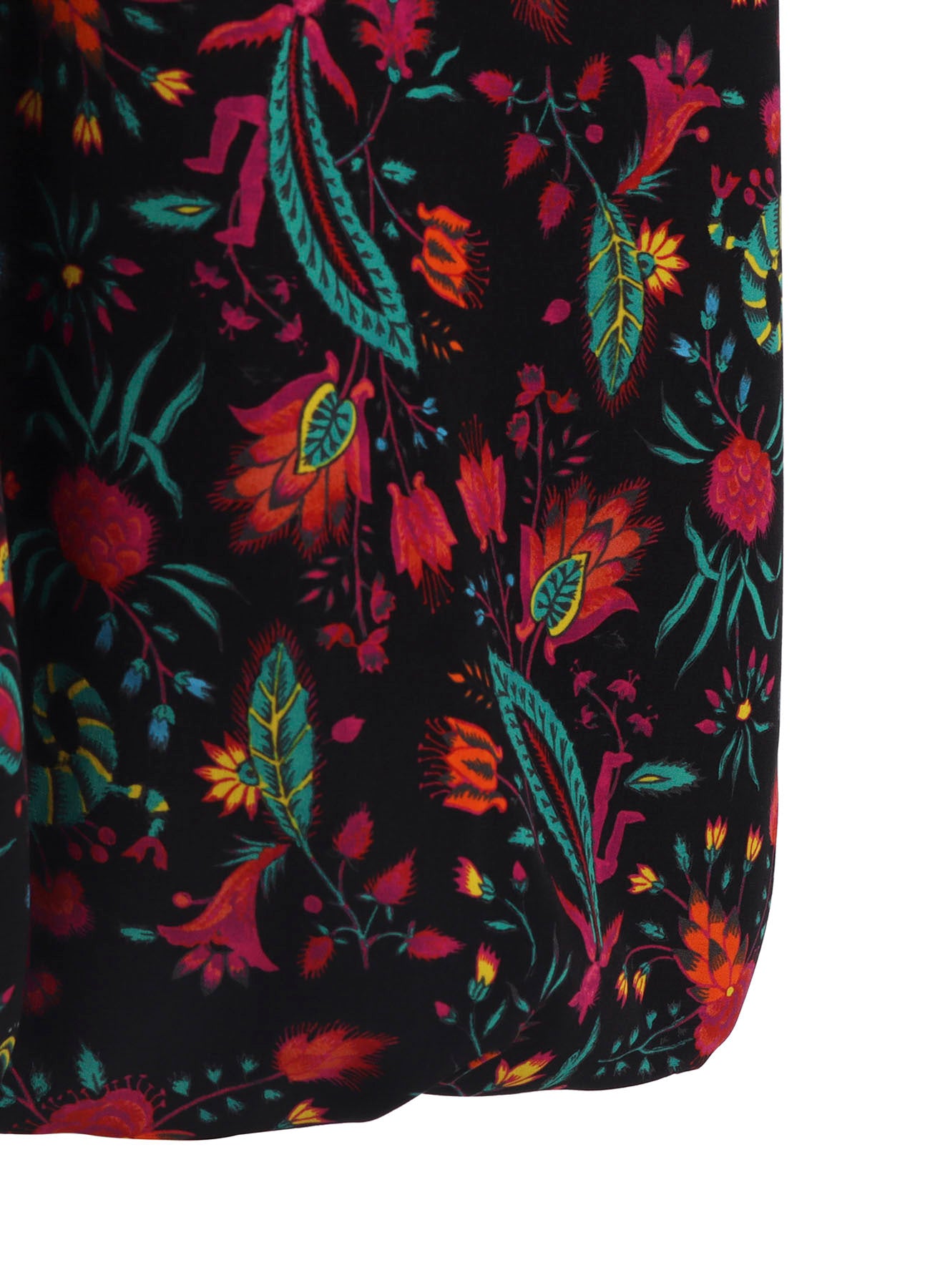 FLOWER PRINT BALLOON SKIRT