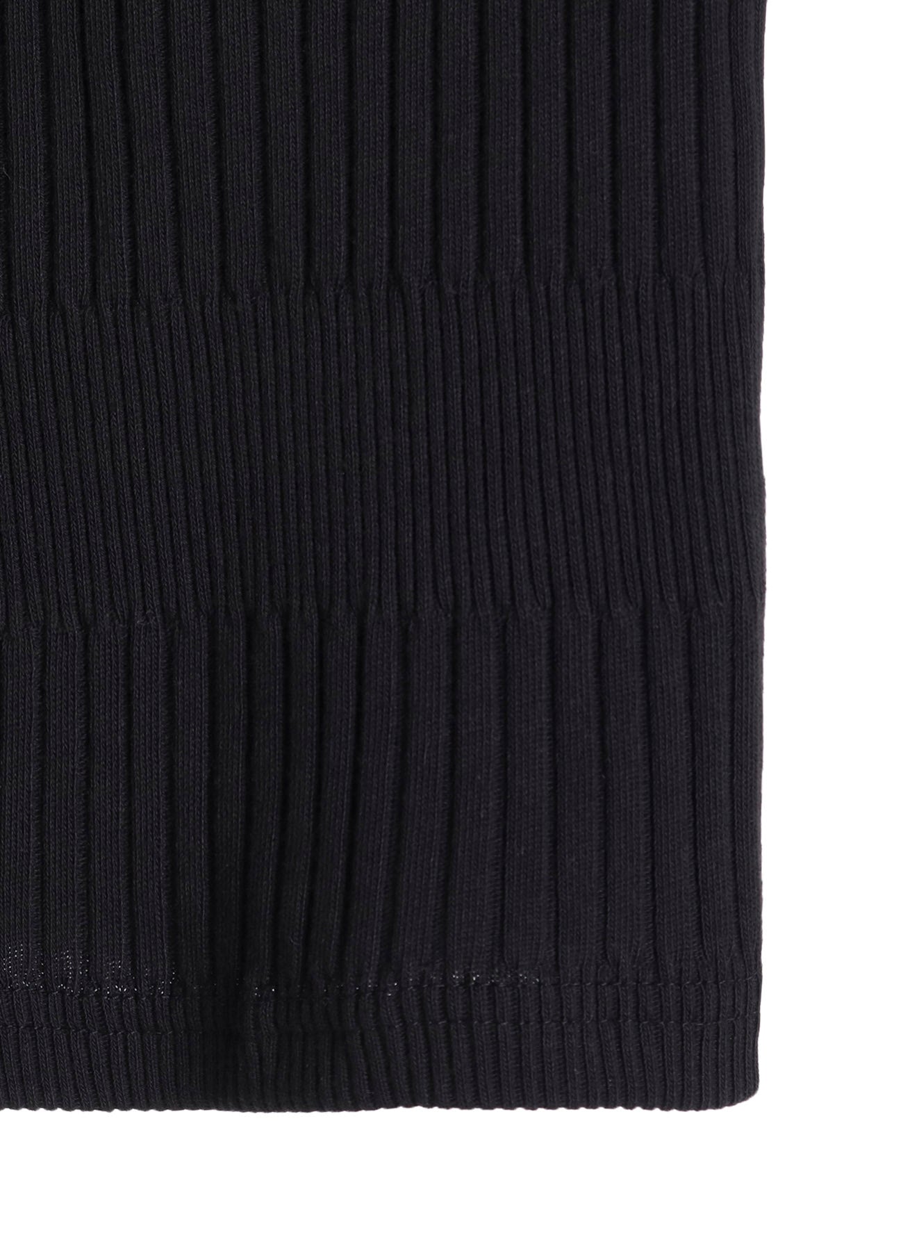 RANDOM RIB STRIPE ROUND NECK FLARE LONG SLEEVE T