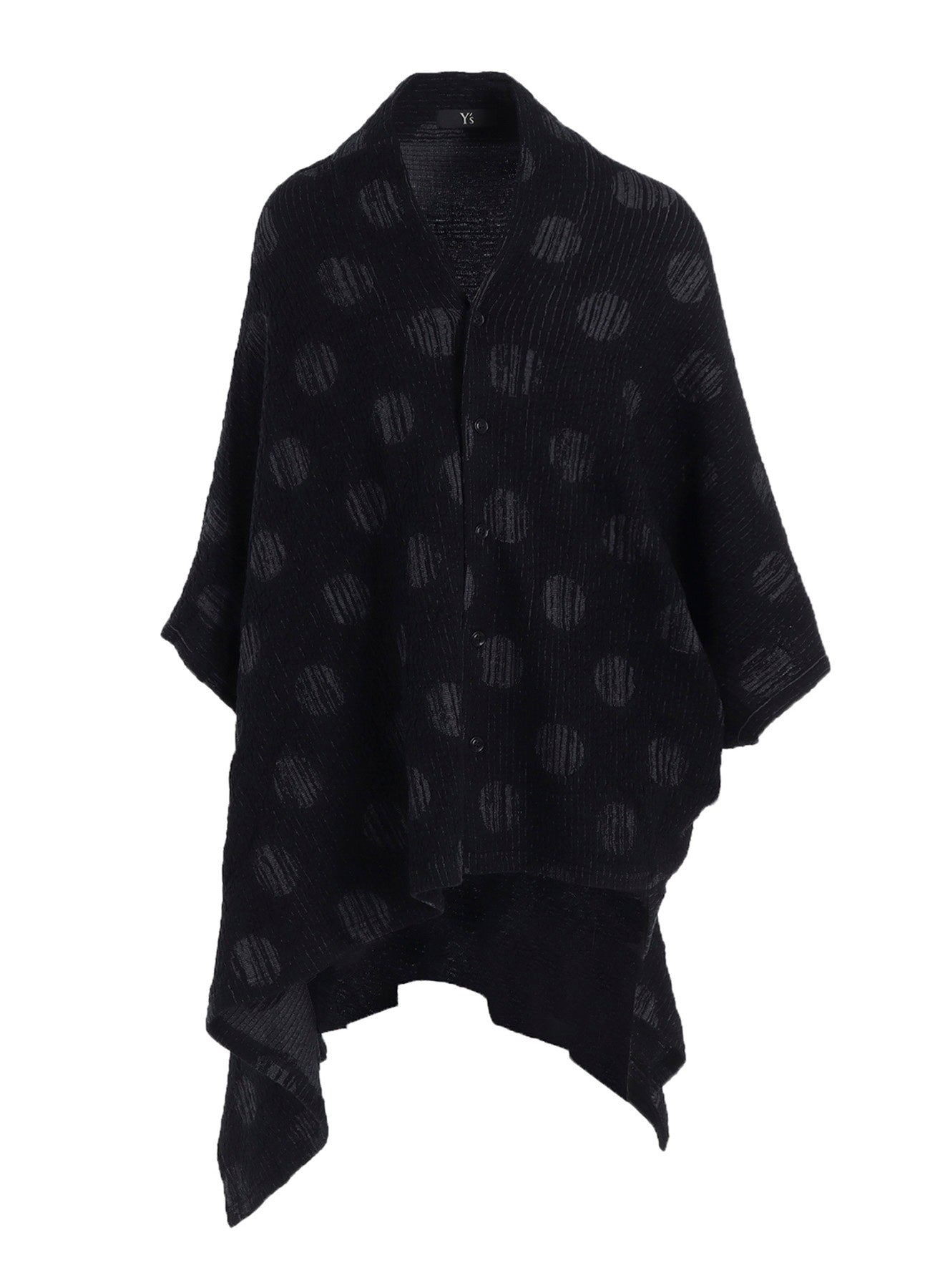 POLKA DOT JQ ASYMMETRIC CARDIGAN