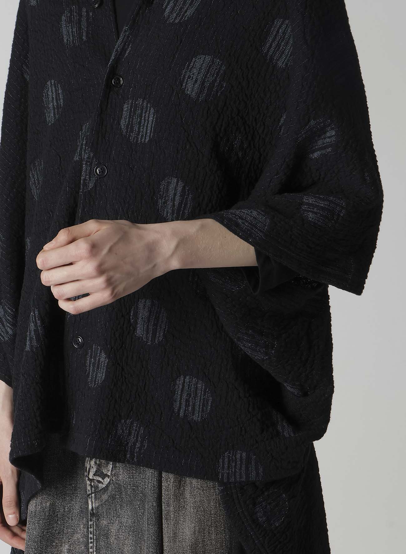 POLKA DOT JQ ASYMMETRIC CARDIGAN