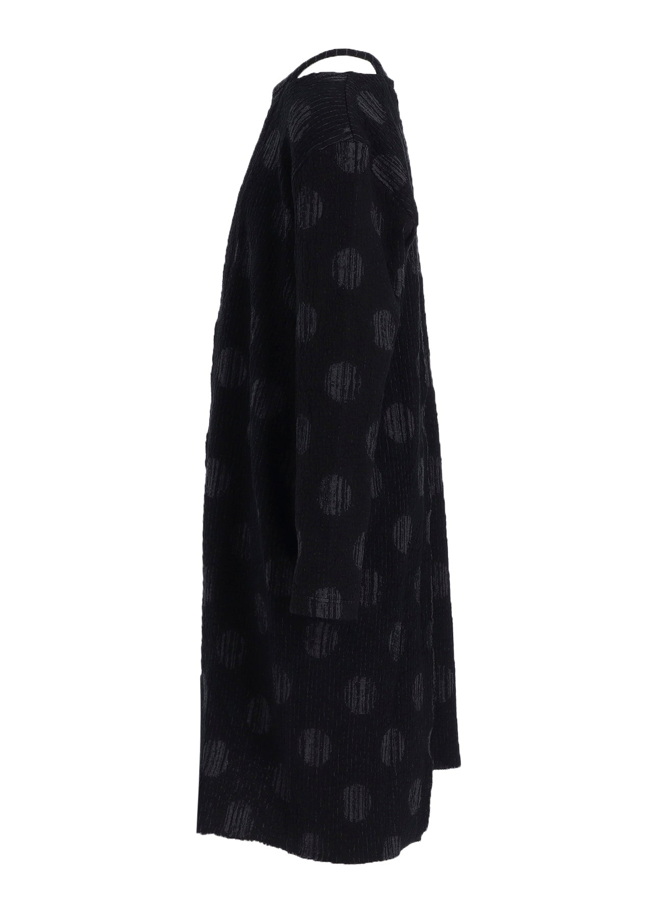POLKA DOT JQ LEFT SIDE SLIDED LONG T