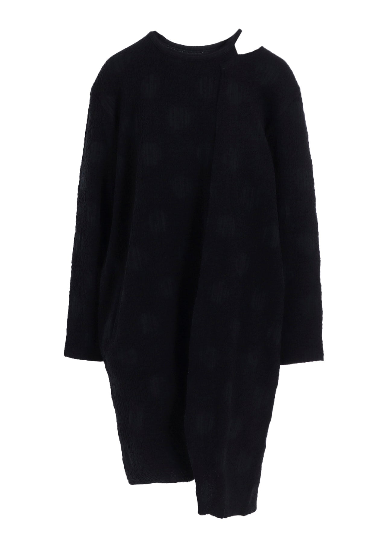POLKA DOT JQ LEFT SIDE SLIDED LONG T