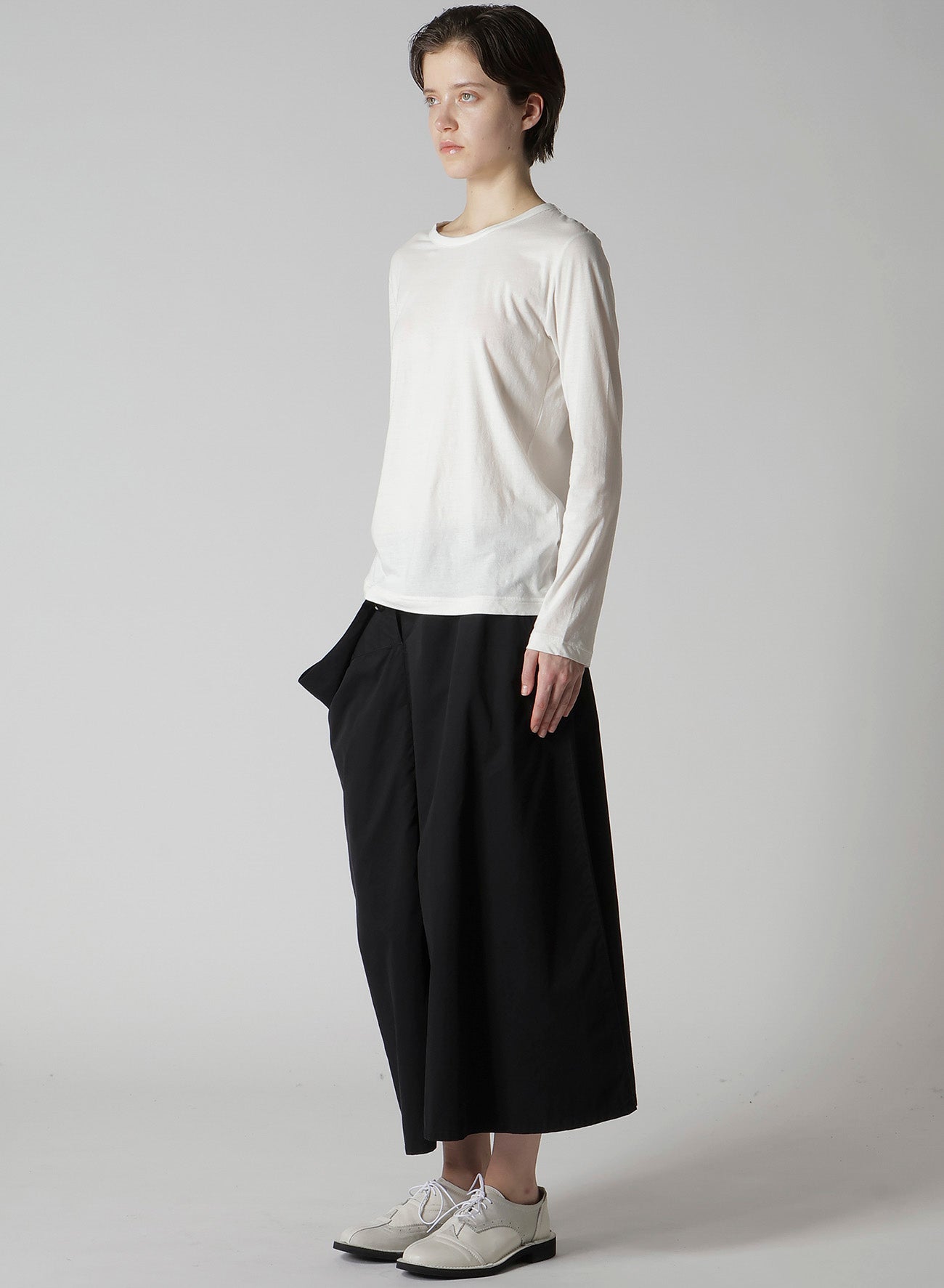SOFT JERSEY ROUND NECK LONG T