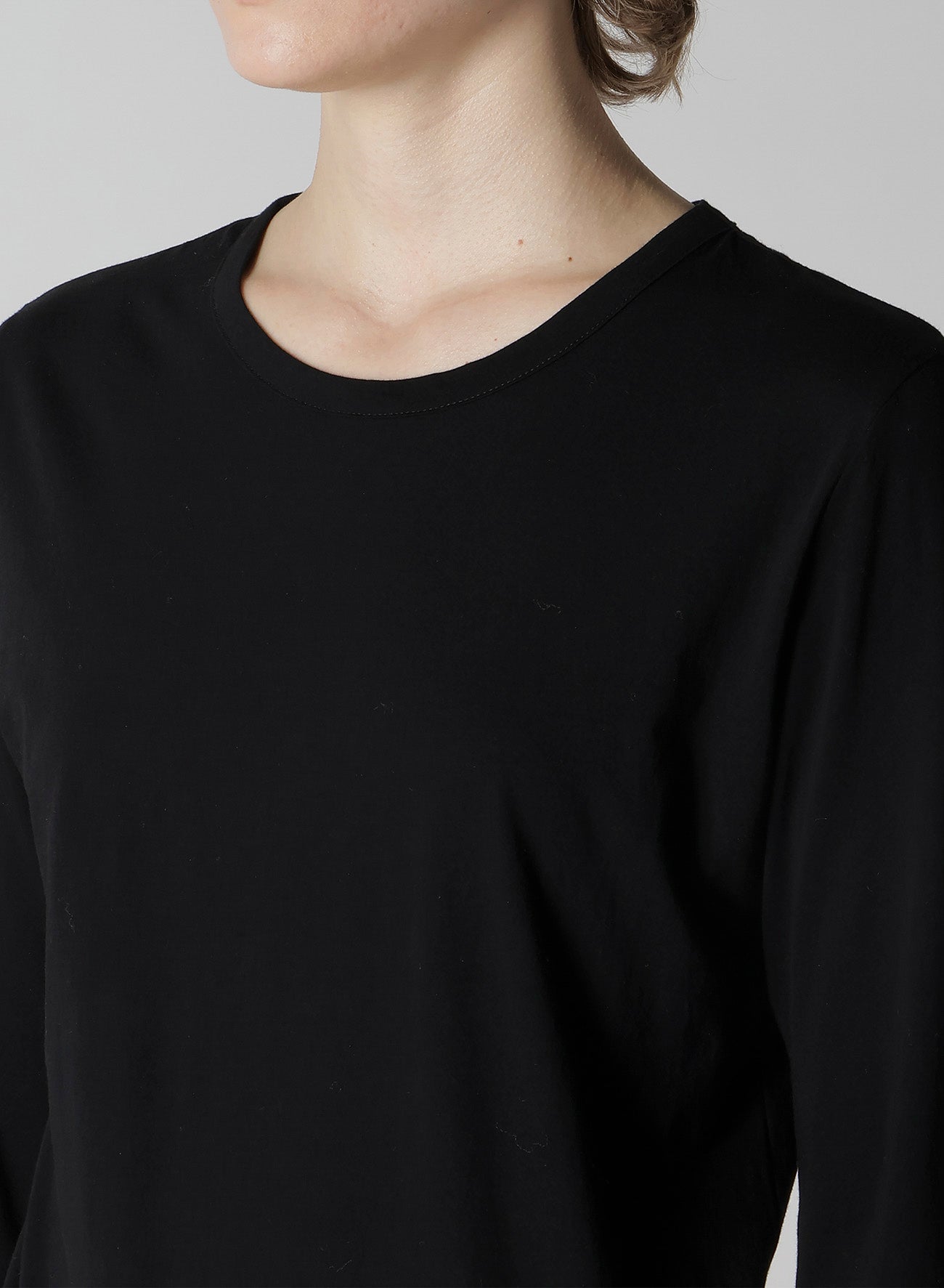 SOFT JERSEY ROUND NECK LONG T