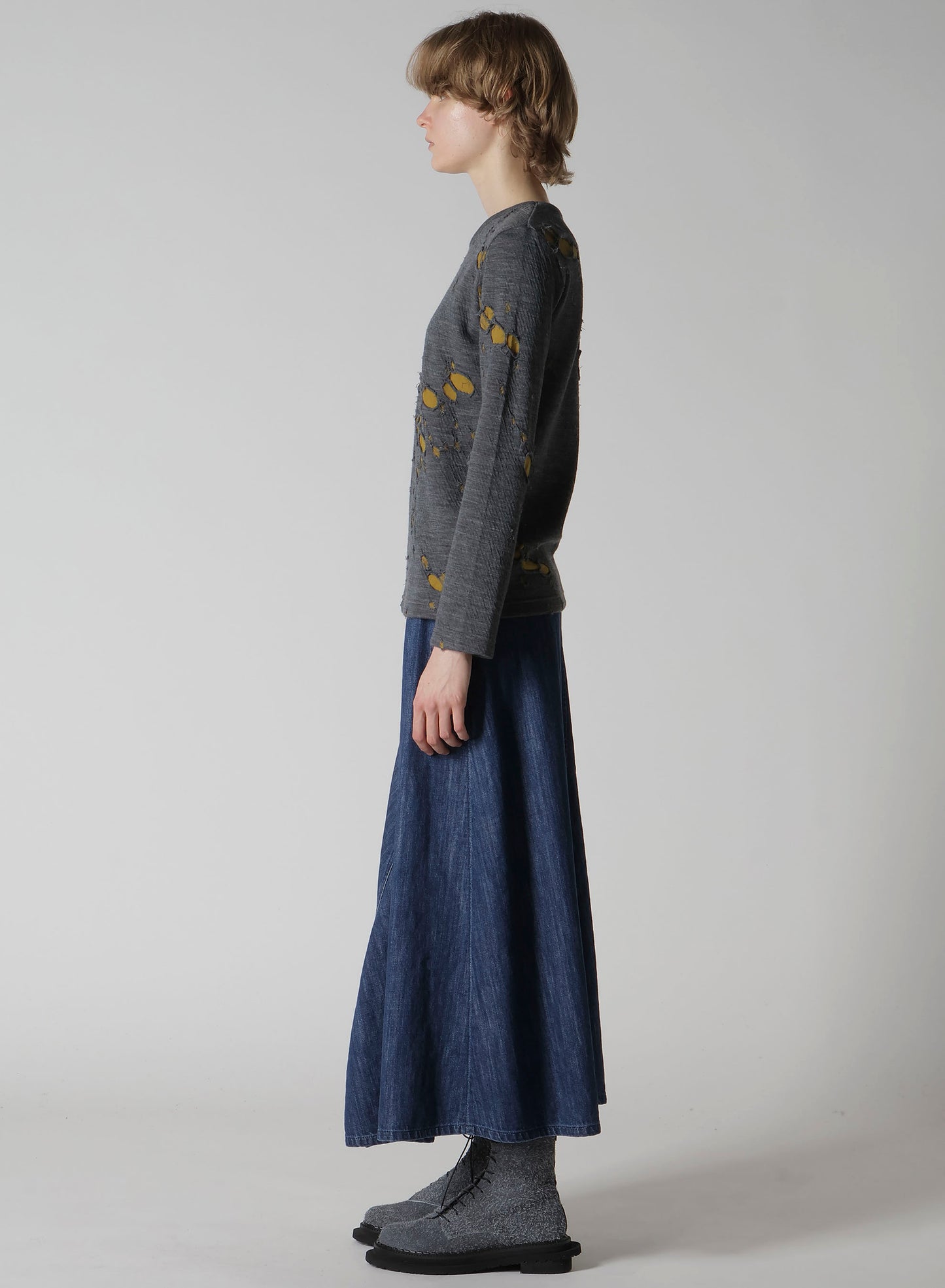 BONDED HOLE JQ ROUND NECK LONG T