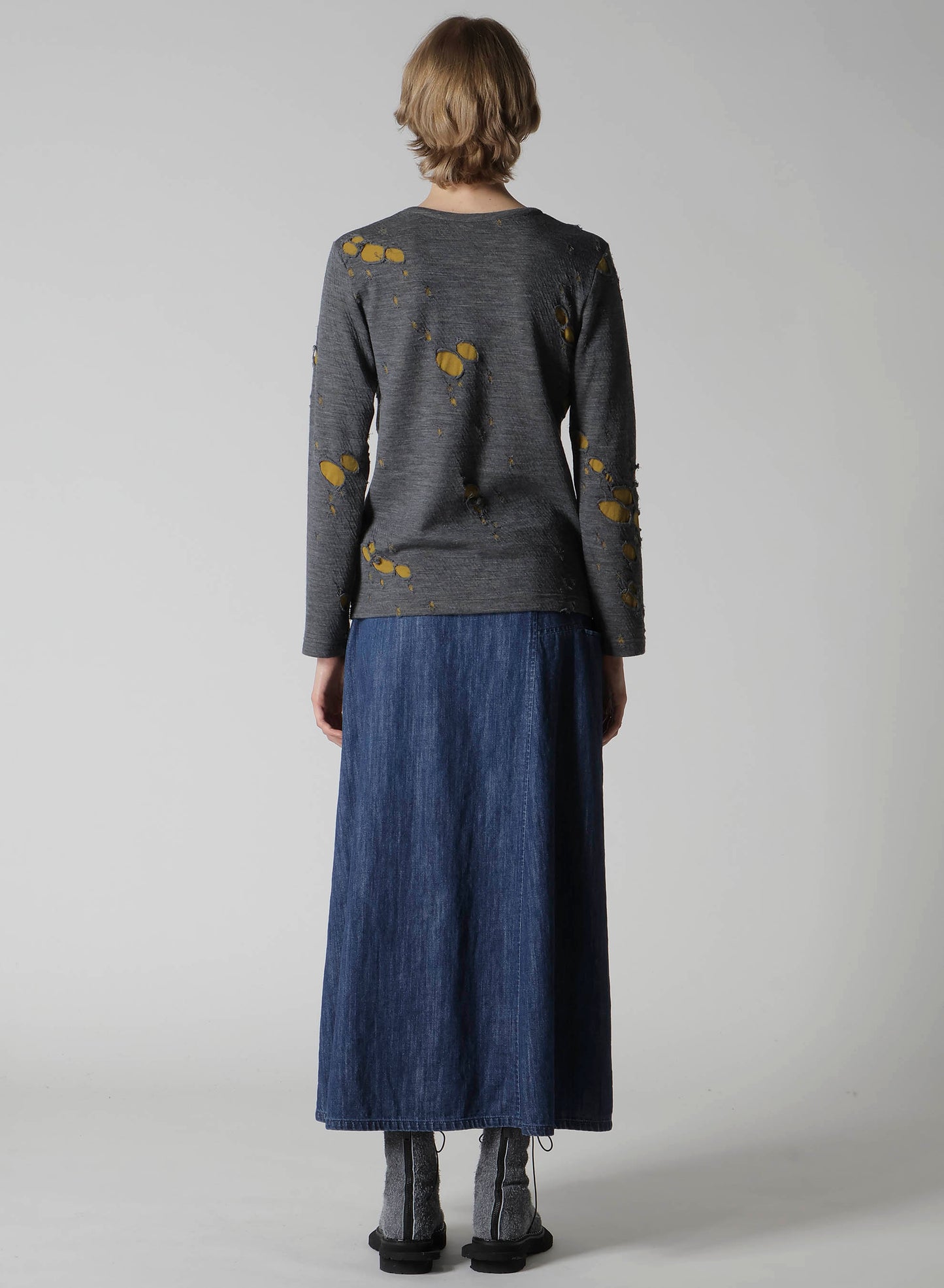 BONDED HOLE JQ ROUND NECK LONG T