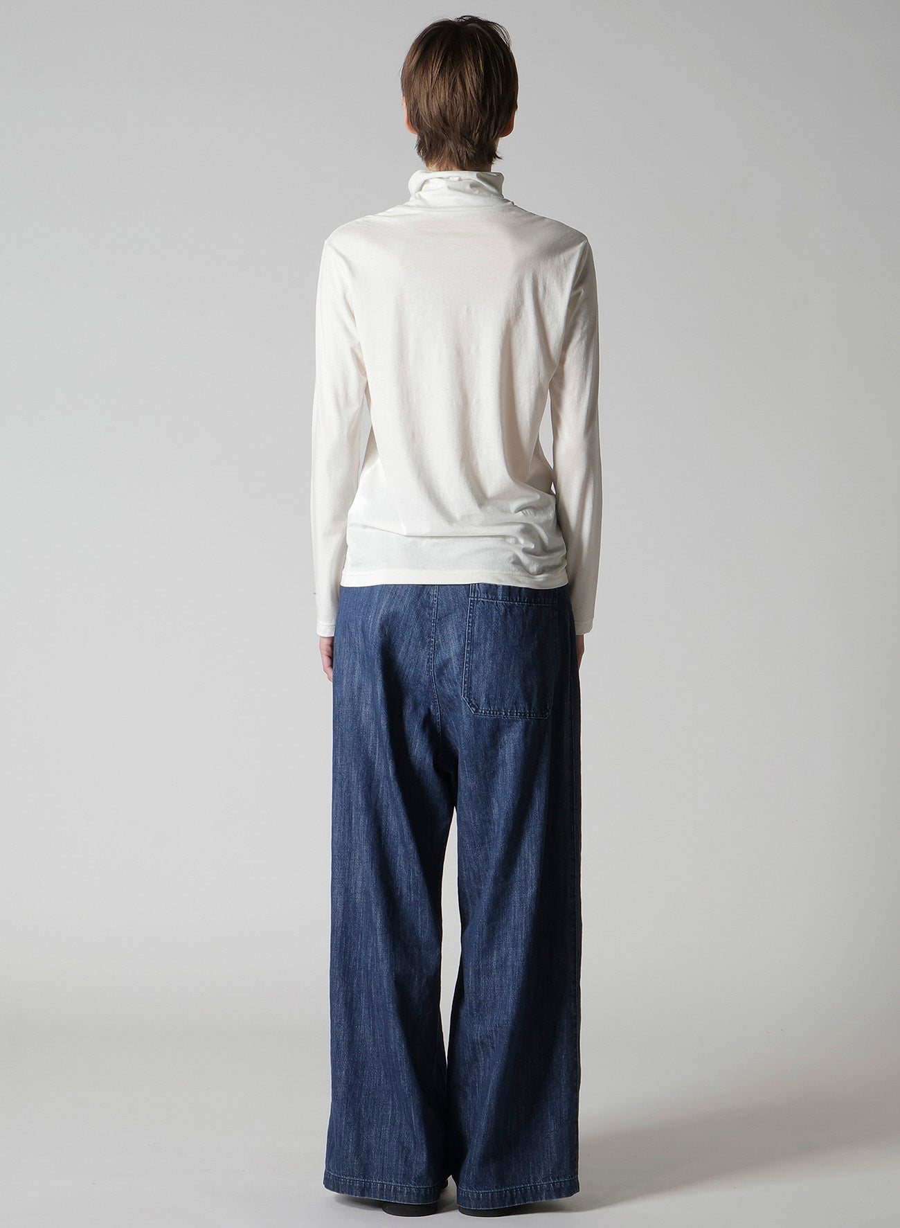 SOFT JERSEY HIGH NECK LONG T