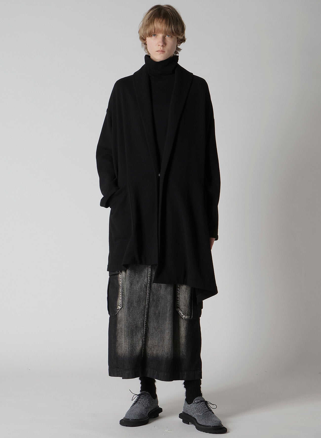 SOFT JERSEY HIGH NECK LONG T