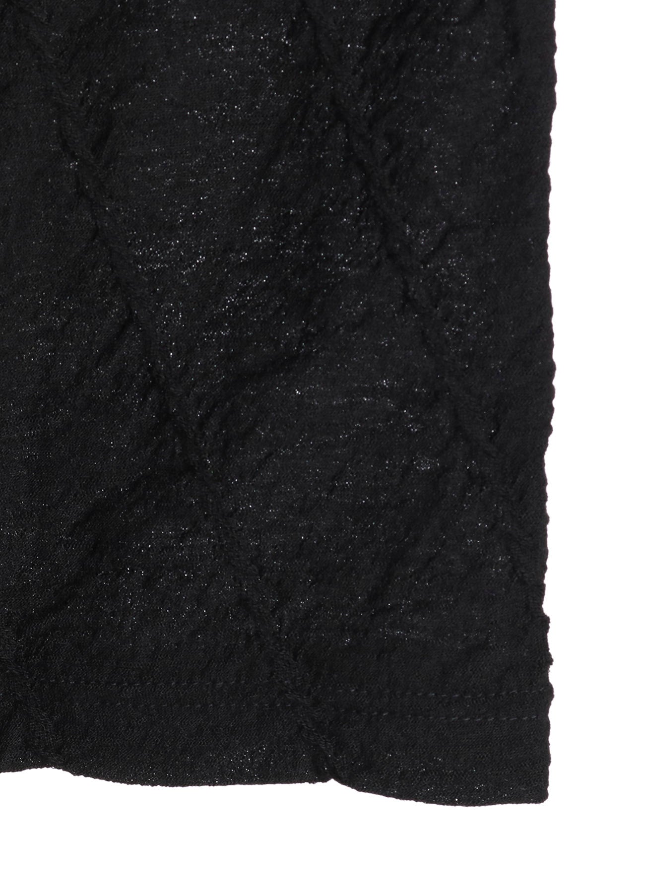TUCKED DIAGONAL CABLE JQ HIGH NECK LONG T