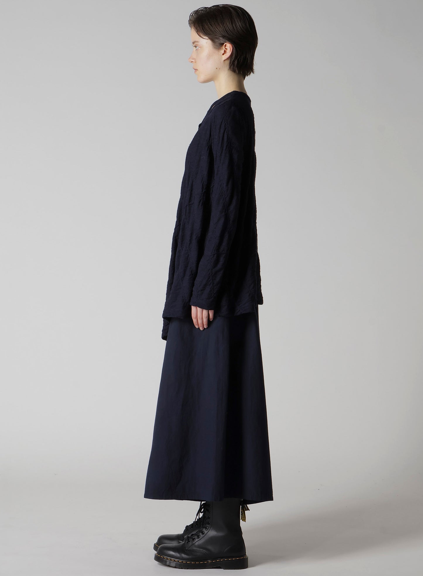 DIAGONAL CABLE JQ STRING COLLAR LONG T