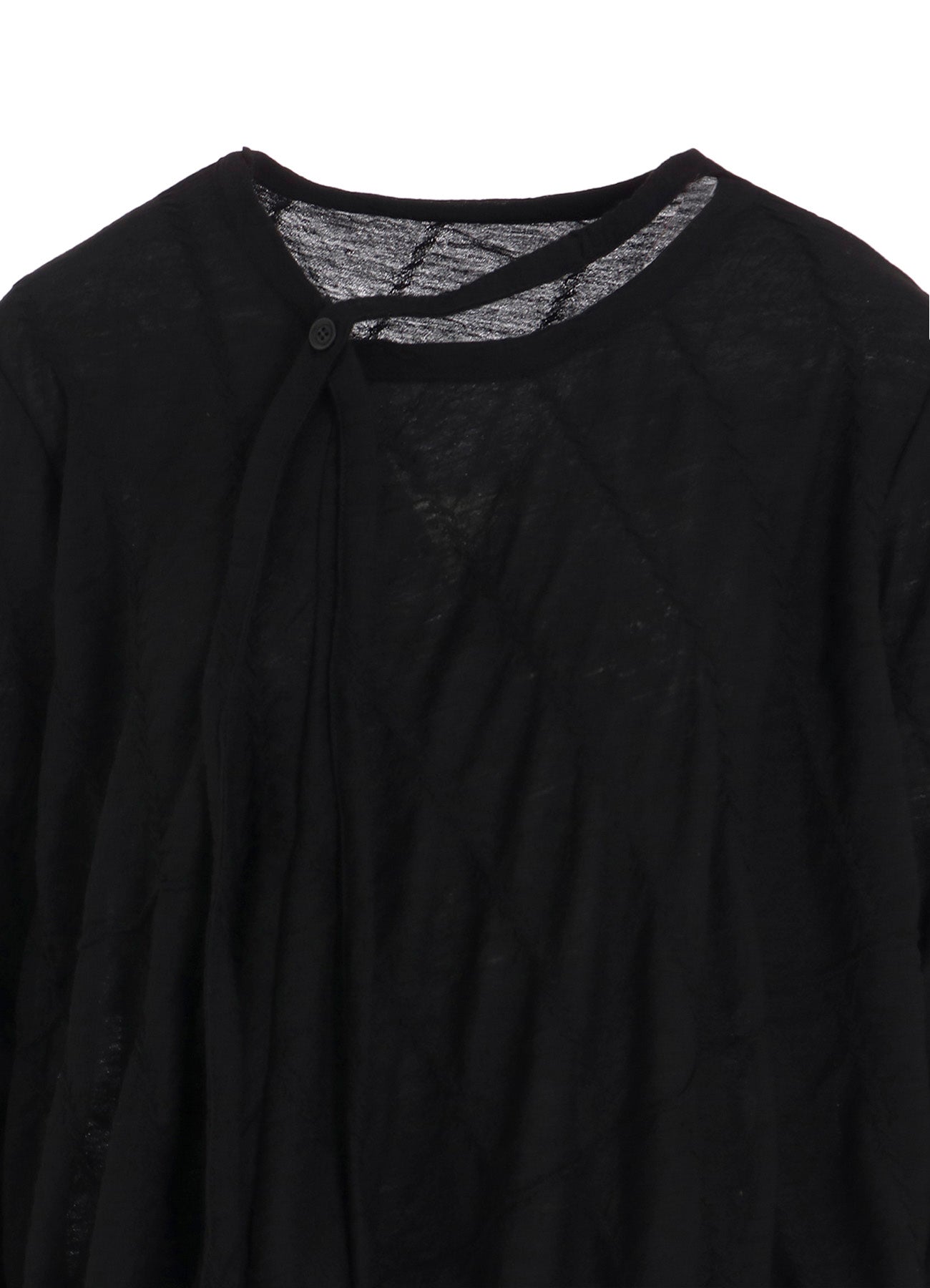 DIAGONAL CABLE JQ STRING COLLAR LONG T