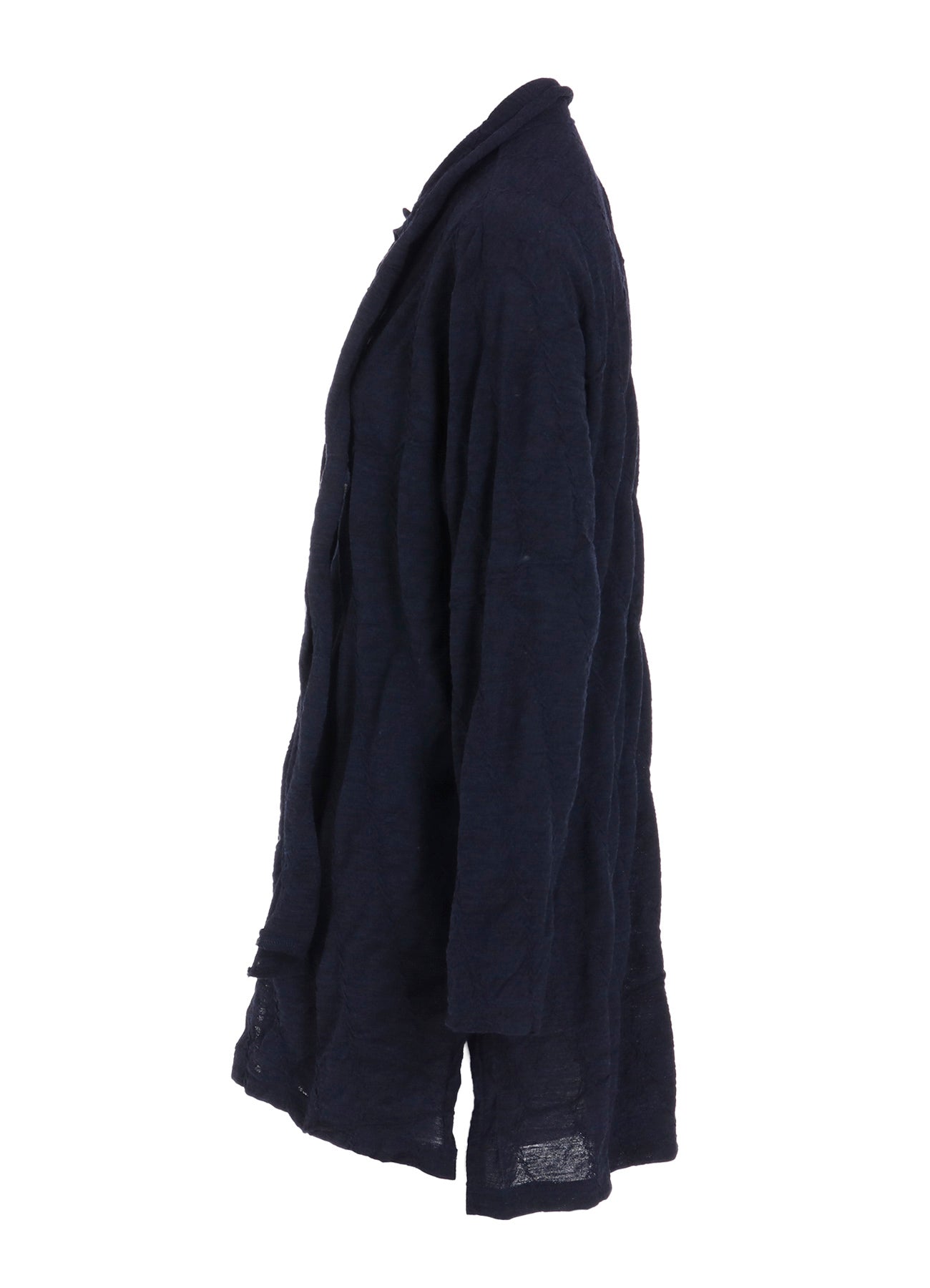 DIAGONAL CABLE JQ BOW TIE BLOUSE T
