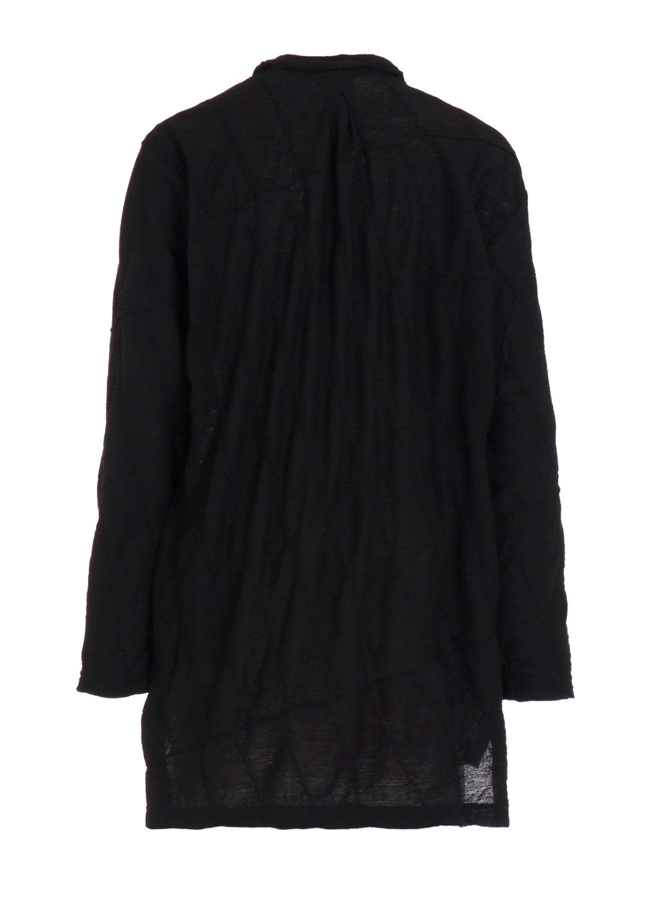 DIAGONAL CABLE JQ BOW TIE BLOUSE T