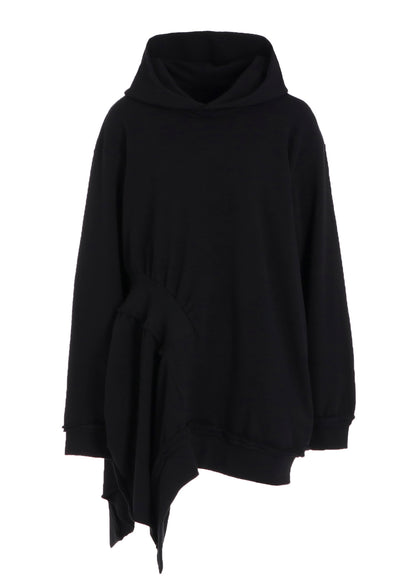SOFT FRENCHTERRY ASSYMETRIC HOODIE