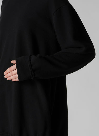 SOFT FRENCHTERRY ASSYMETRIC HOODIE