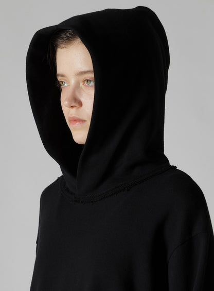 SOFT FRENCHTERRY ASSYMETRIC HOODIE