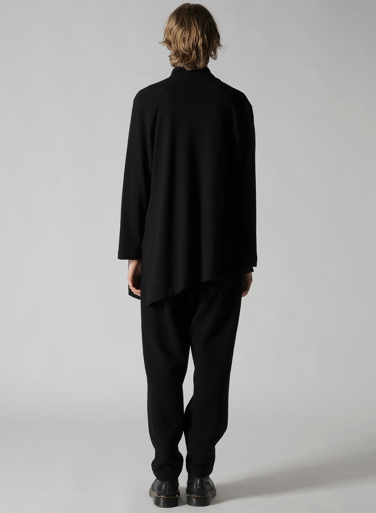 W/NY JERSEY HIGH NECK CARDIGAN
