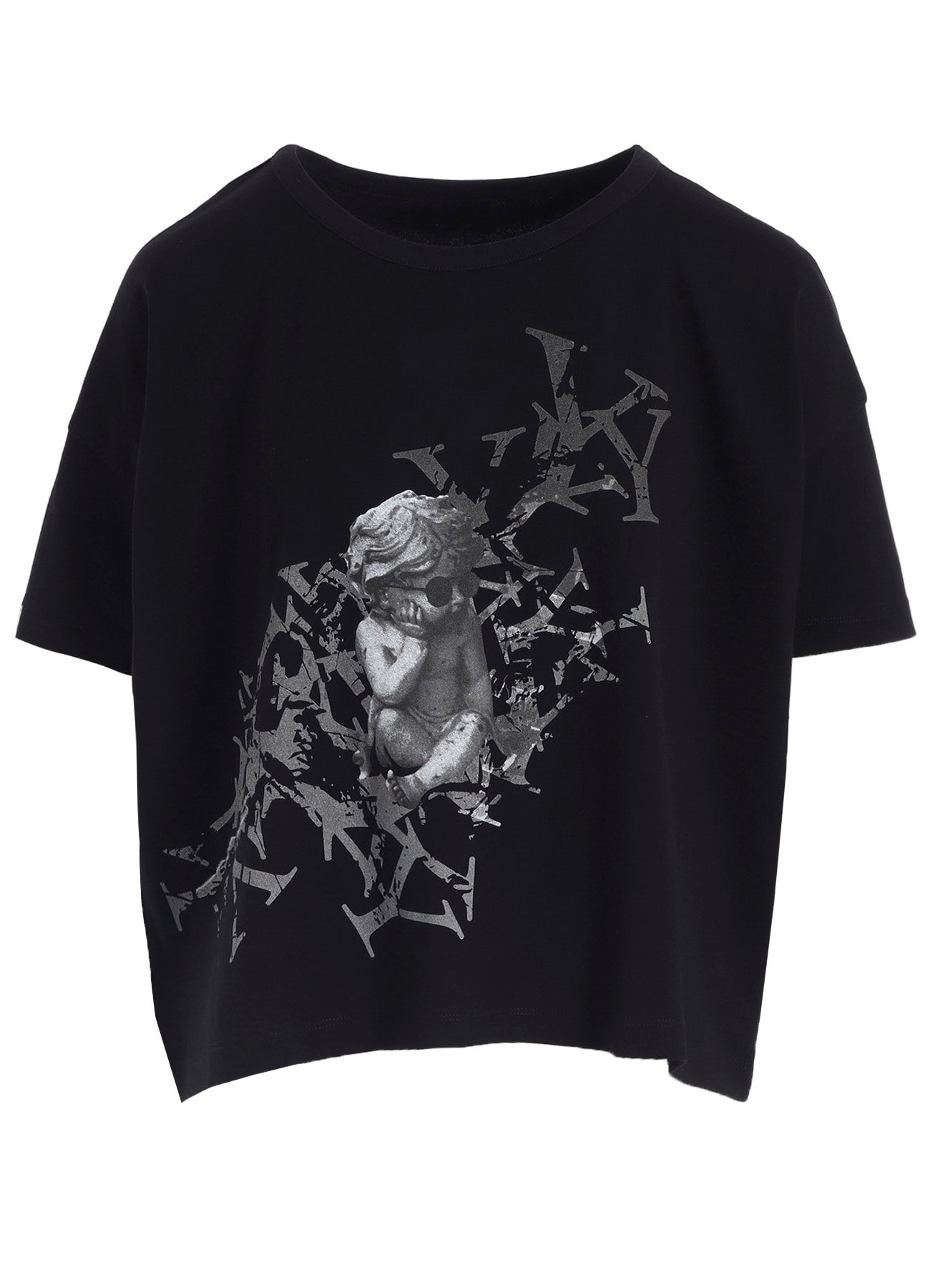 ANGEL PRINT HALF SLEEVE T