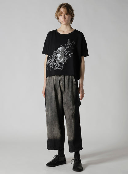 ANGEL PRINT HALF SLEEVE T