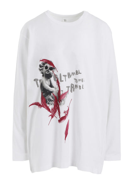 ANGEL PRINT LONG SLEEVE T