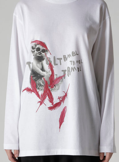 ANGEL PRINT LONG SLEEVE T