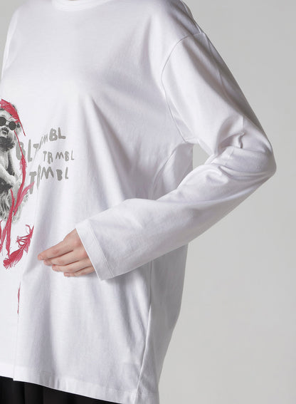 ANGEL PRINT LONG SLEEVE T