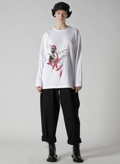 ANGEL PRINT LONG SLEEVE T