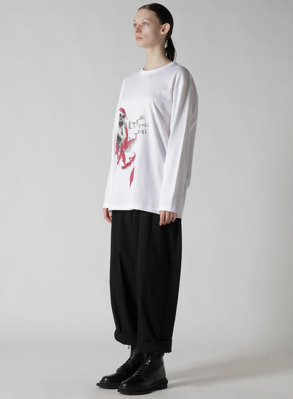 ANGEL PRINT LONG SLEEVE T