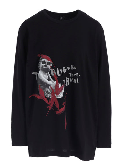 ANGEL PRINT LONG SLEEVE T