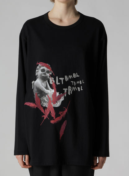 ANGEL PRINT LONG SLEEVE T