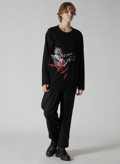 ANGEL PRINT LONG SLEEVE T