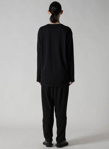 FLOWER PRINT LONG SLEEVE T