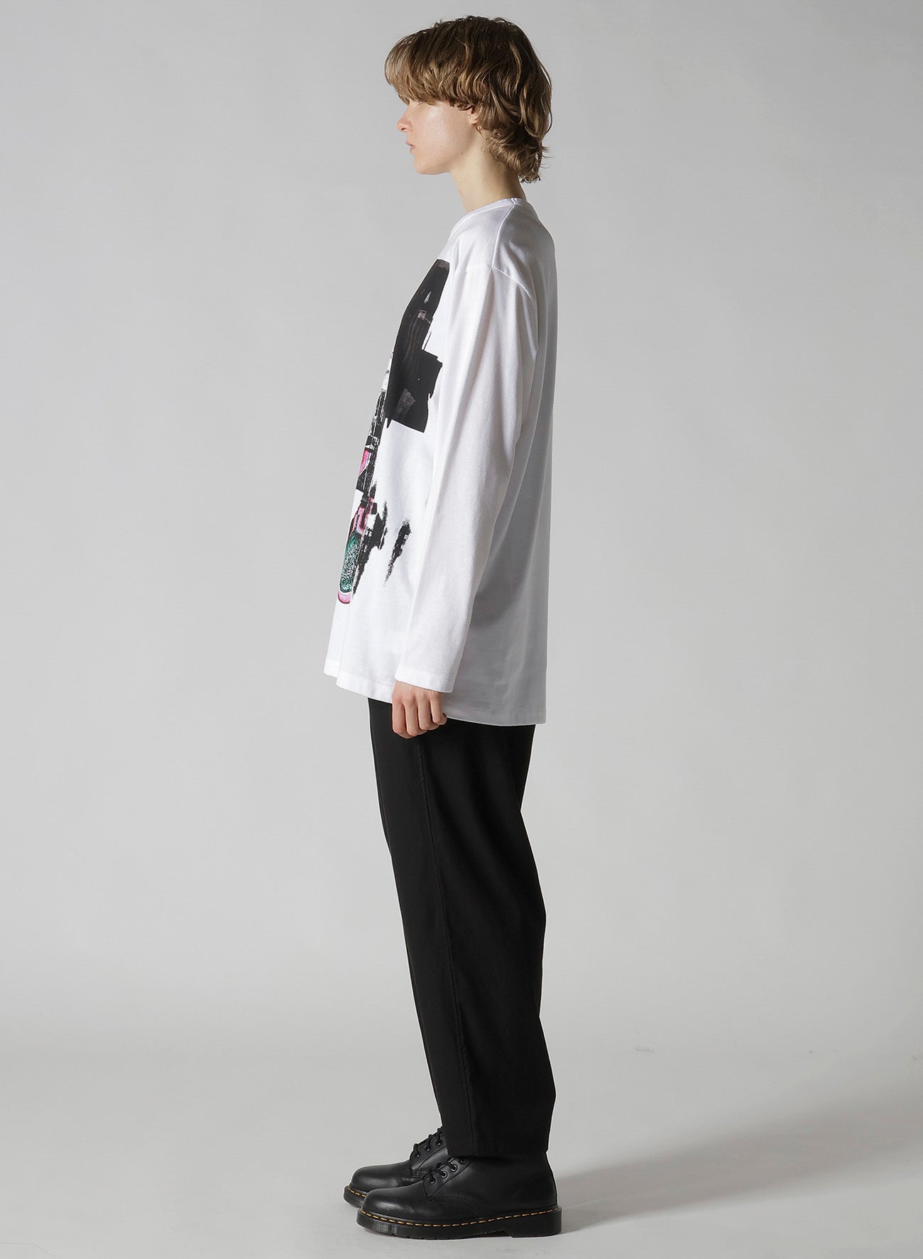 FRUIT PRINT GRAPHIC LONG SLEEVE T