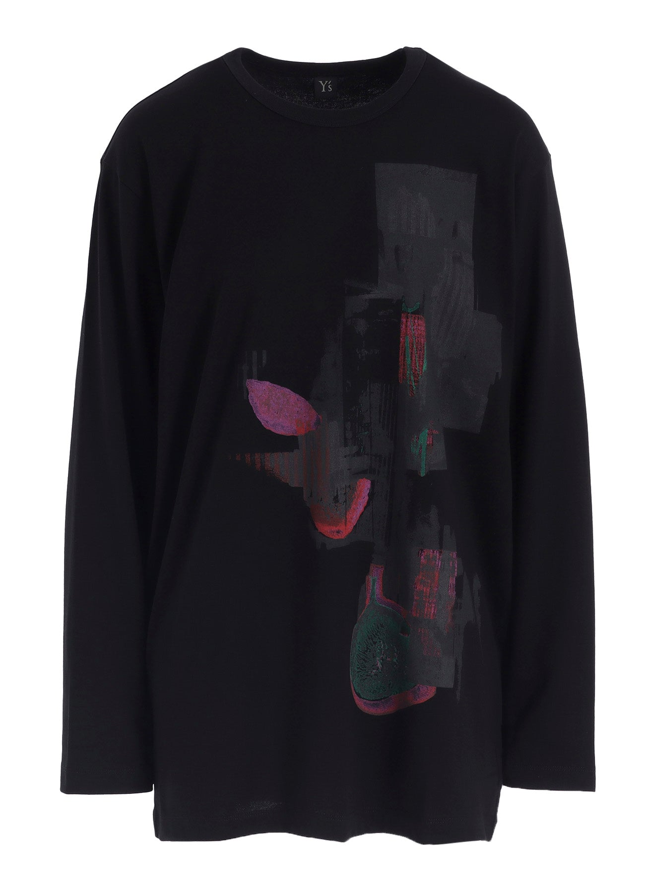 FRUIT PRINT GRAPHIC LONG SLEEVE T