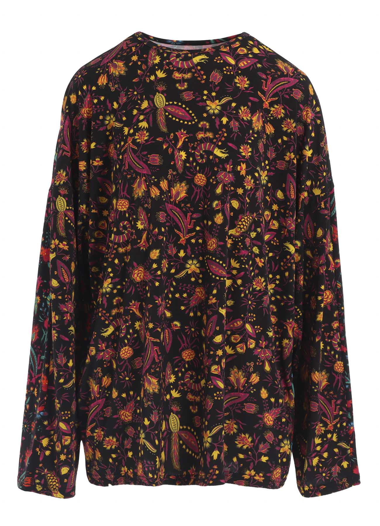 FLOWER PRINT PE JERSEY PANEL T