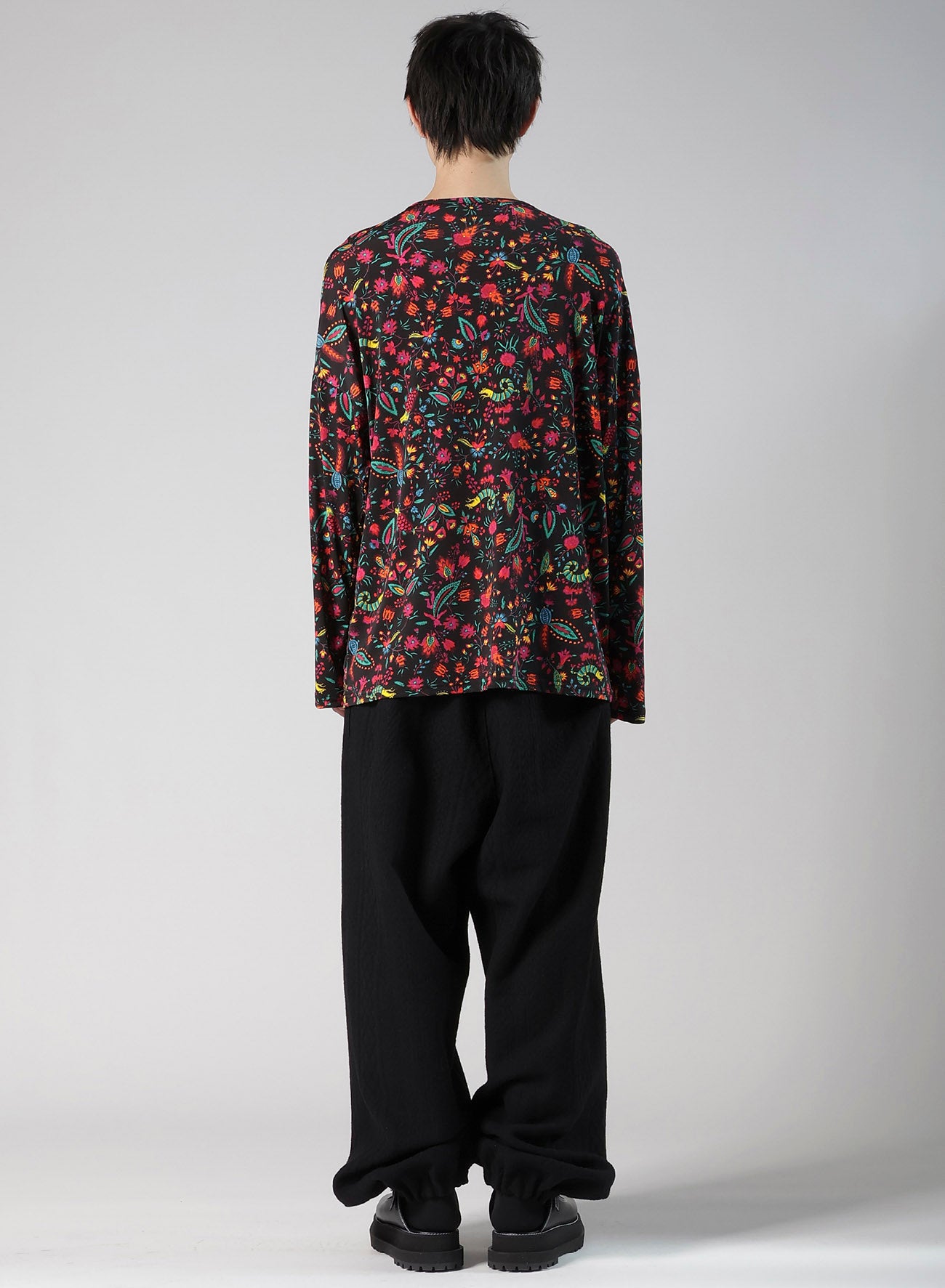 FLOWER PRINT PE JERSEY PANEL T