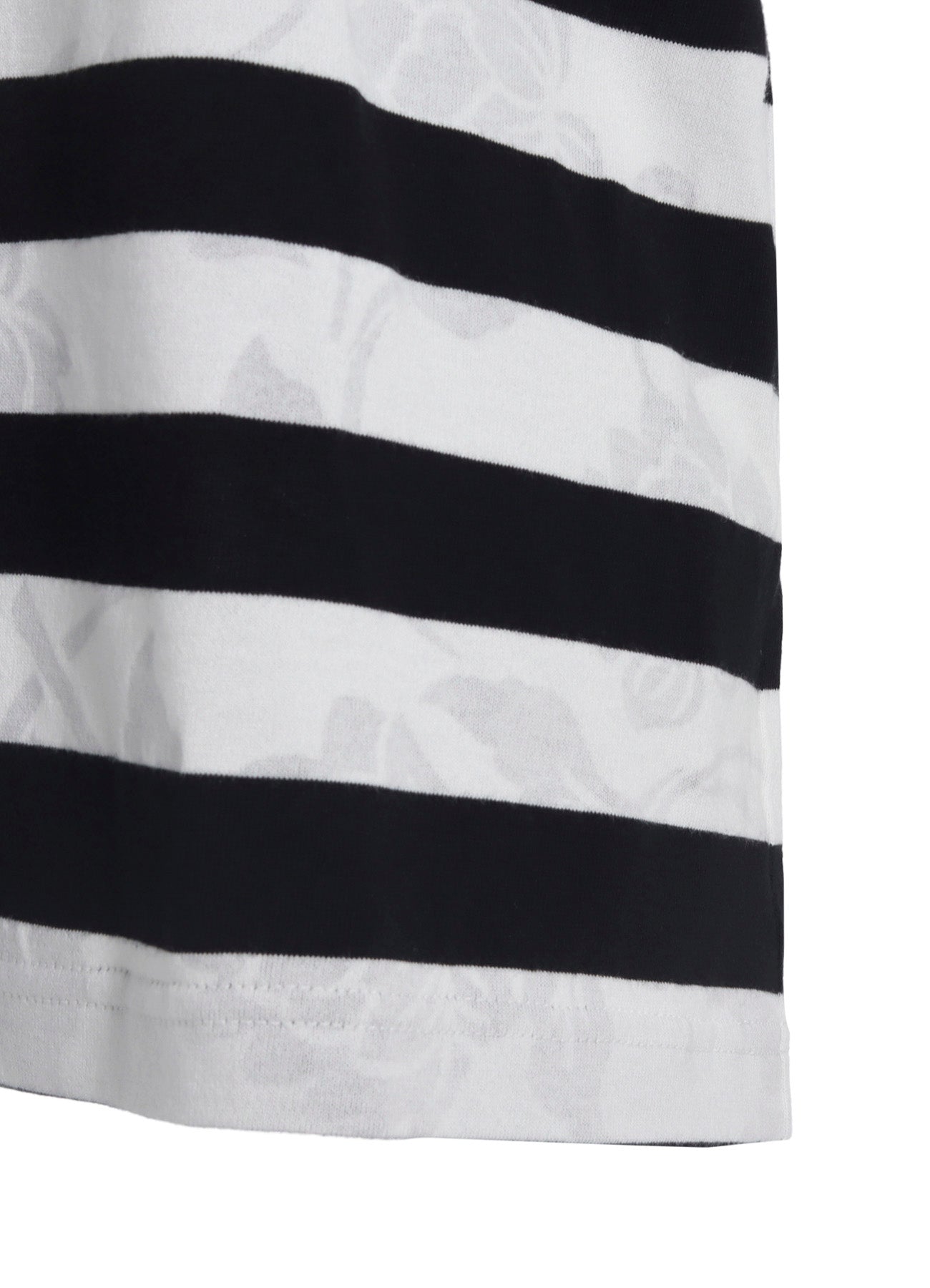 FLOWER PRINT/STRIPE Y'S STITCH T