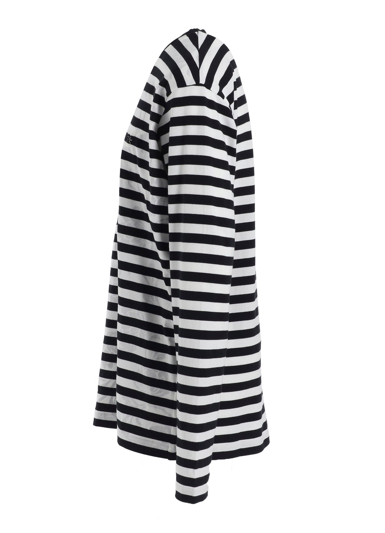 FLOWER PRINT/STRIPE Y'S STITCH LONG SLEEVE T