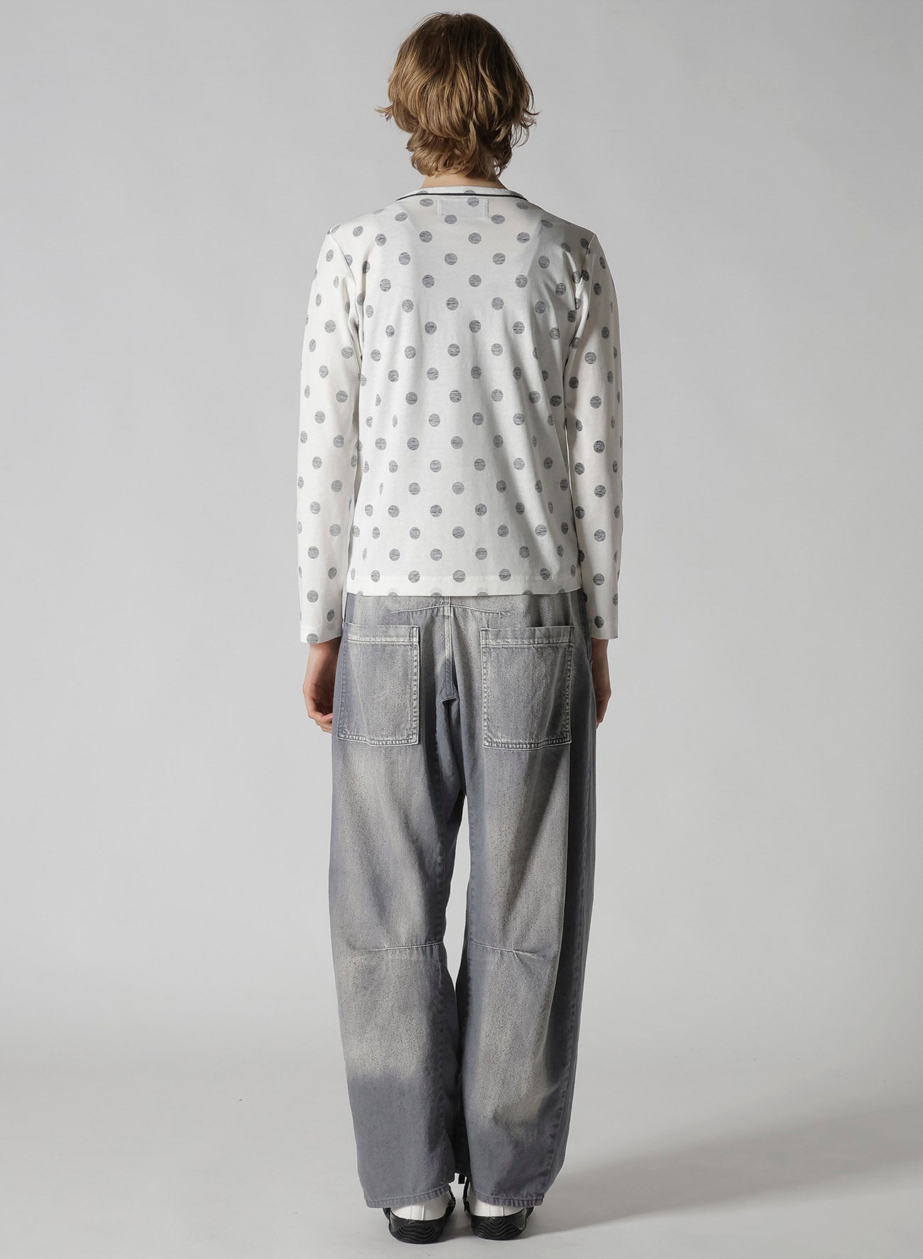 POLKA DOT Y'S STITCH LONG SLEEVE T