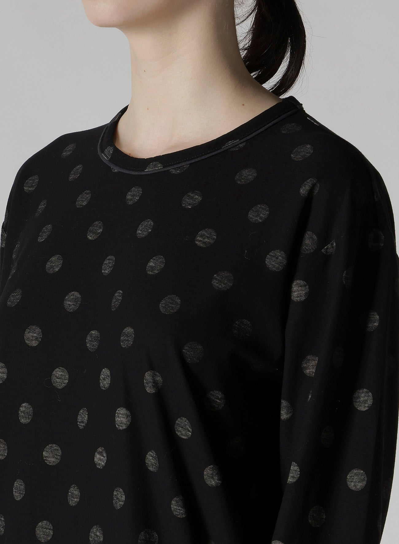 POLKA DOT Y'S STITCH LONGSLEEVE BIG T