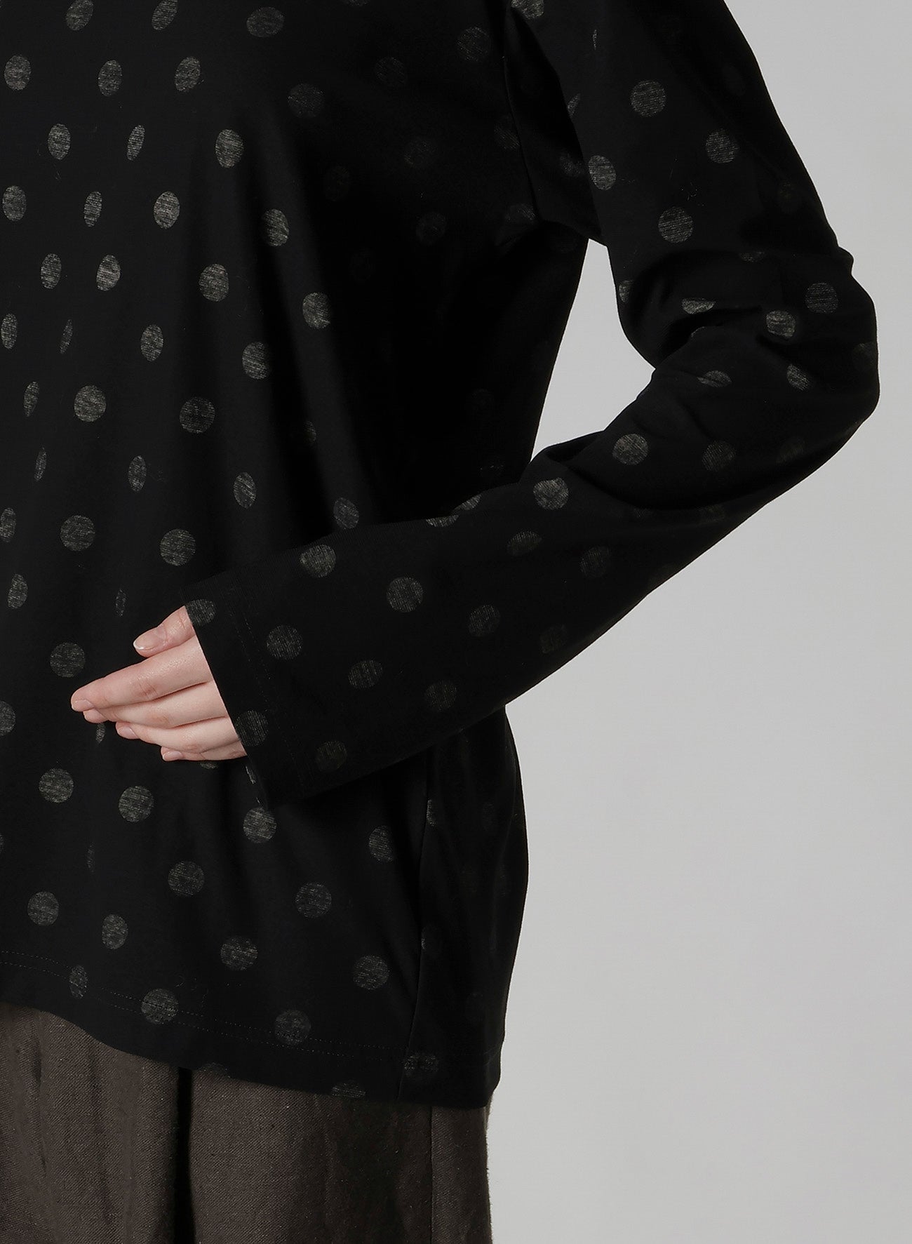 POLKA DOT Y'S STITCH LONGSLEEVE BIG T