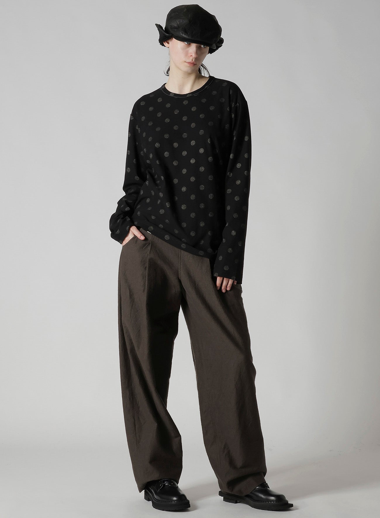 POLKA DOT Y'S STITCH LONGSLEEVE BIG T