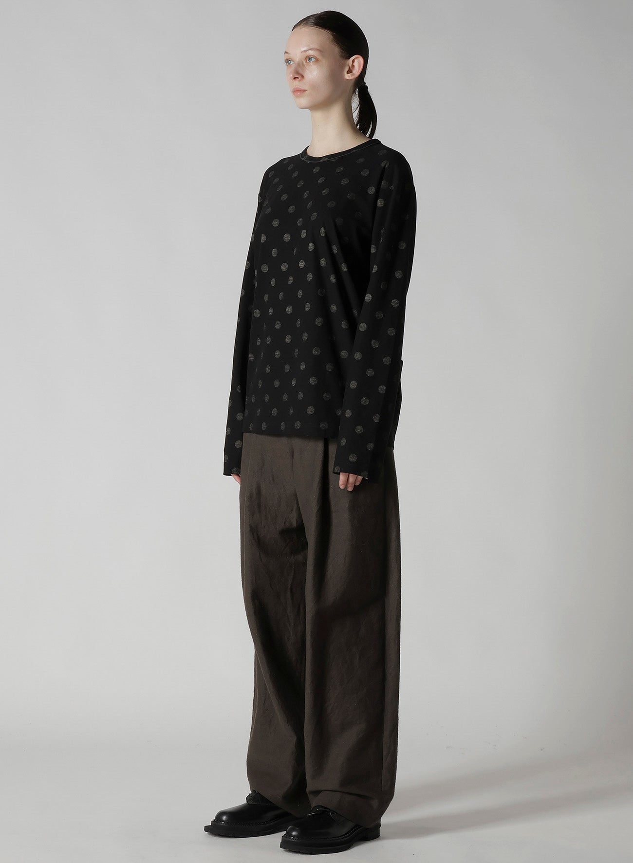 POLKA DOT Y'S STITCH LONGSLEEVE BIG T