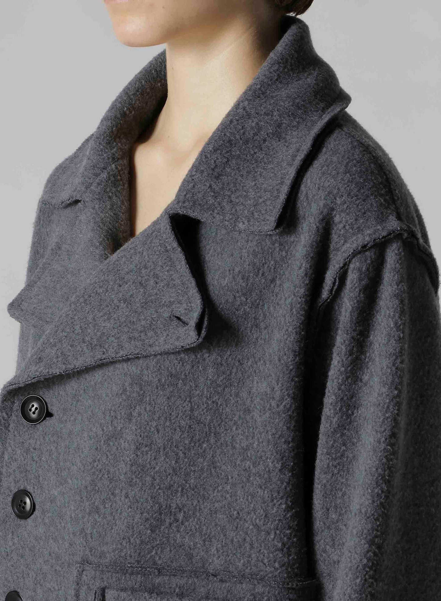 W/NY BOILED WOOL/FLEECE H-SHORT J