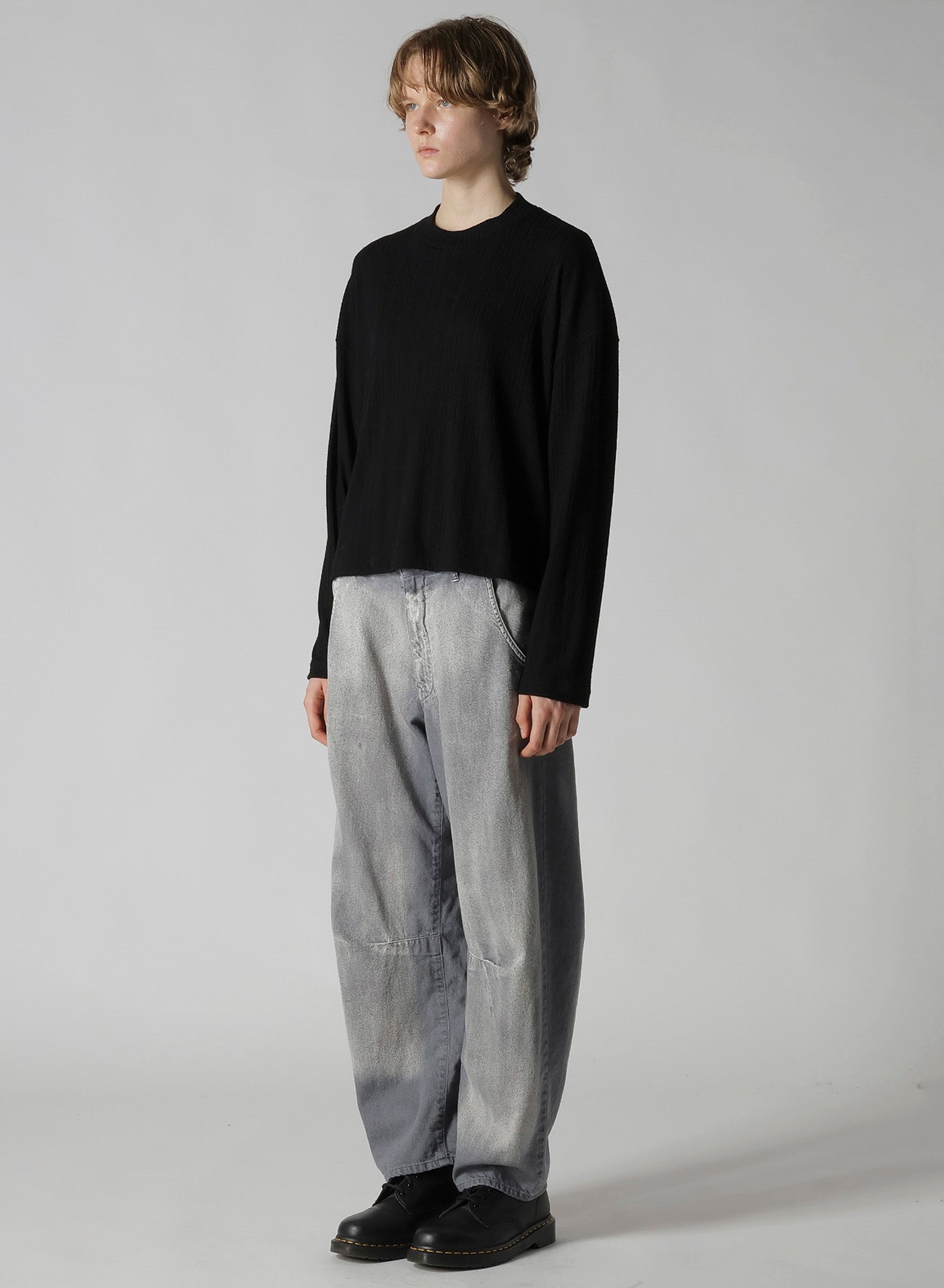 SOFT RANDOM RIB SHORT T
