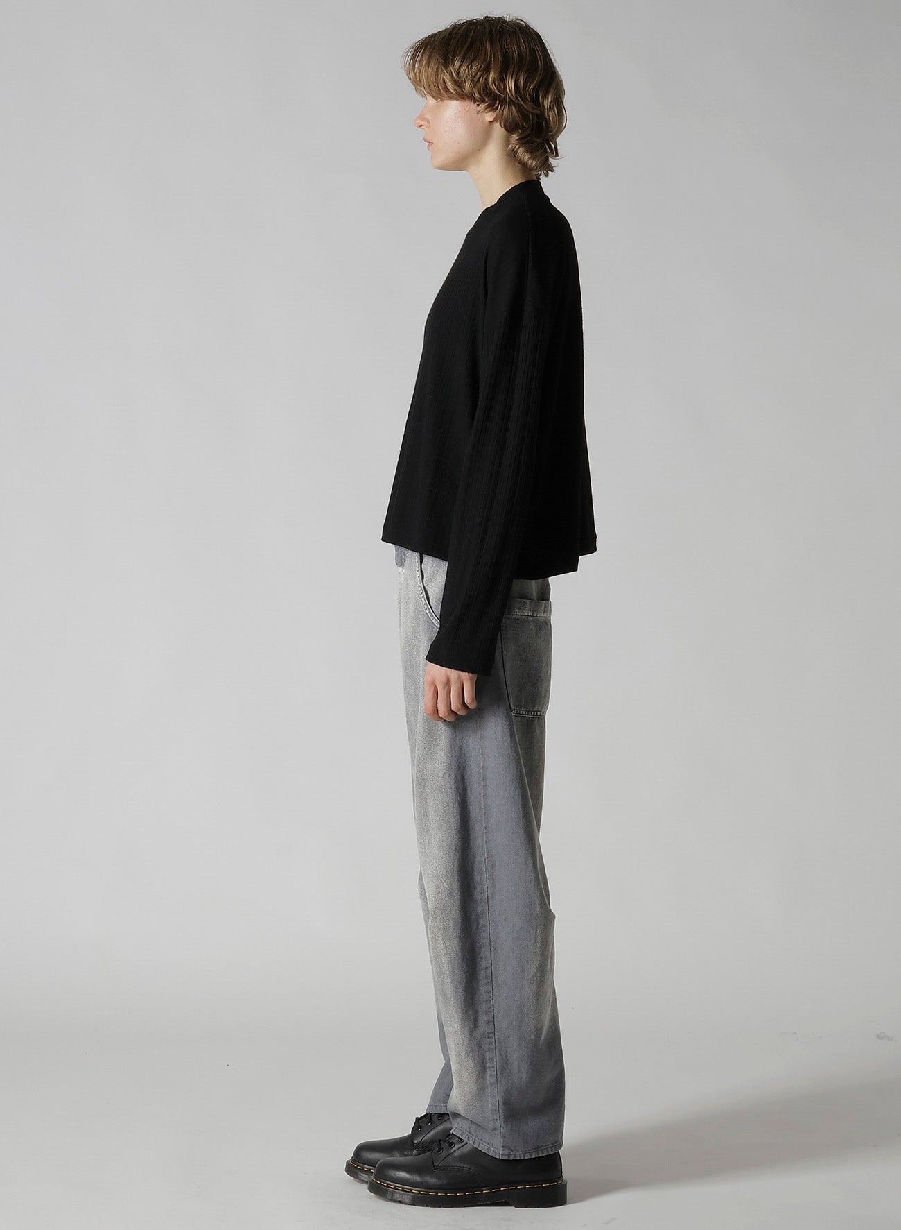 SOFT RANDOM RIB SHORT T