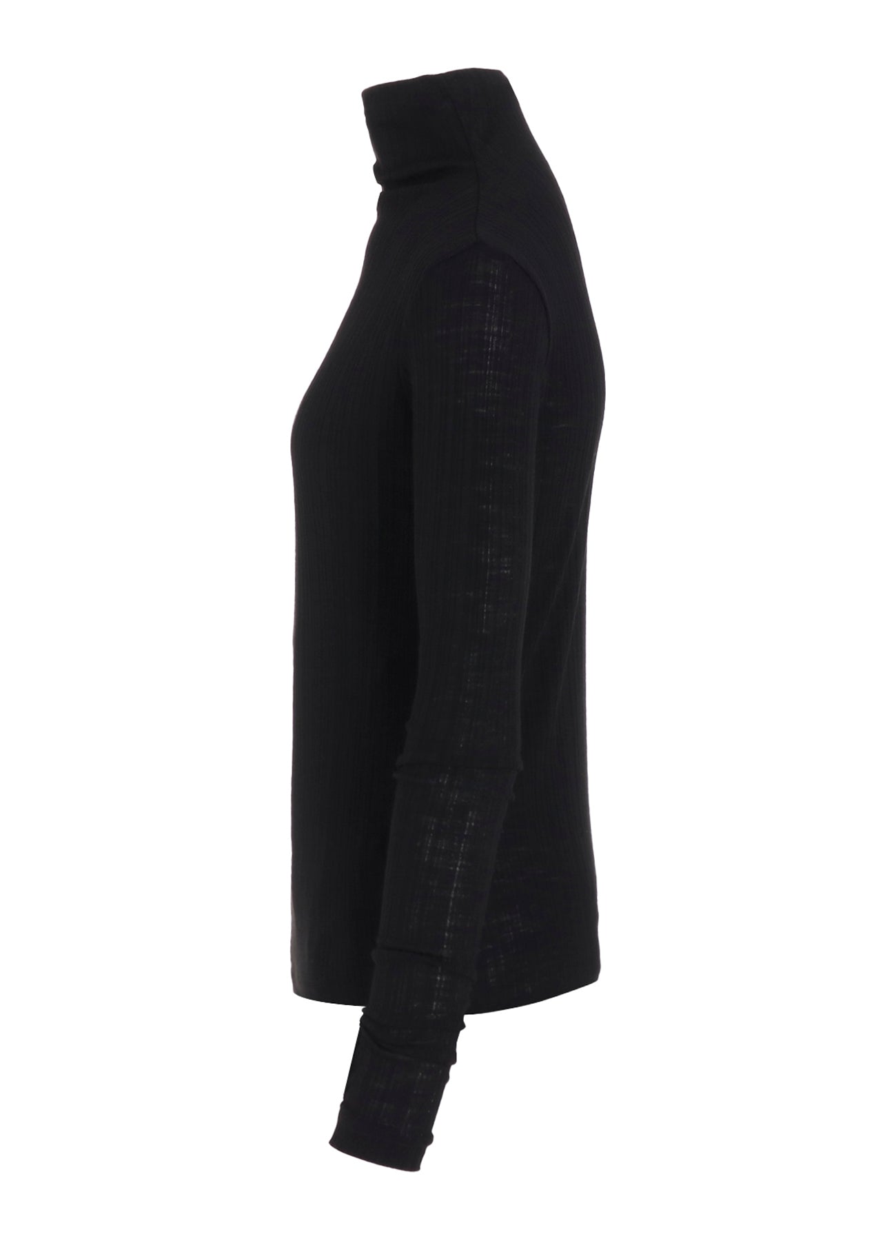 SOFT RANDOM RIB HIGH NECK T