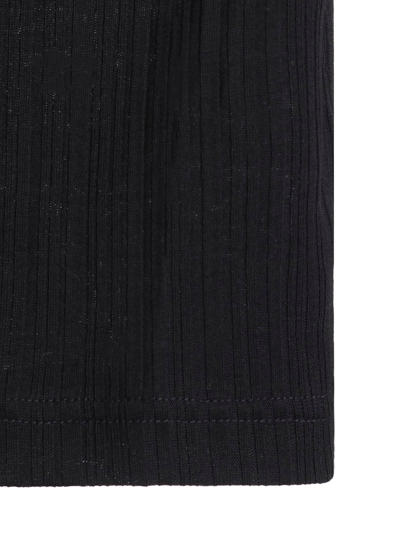 SOFT RANDOM RIB HIGH NECK T