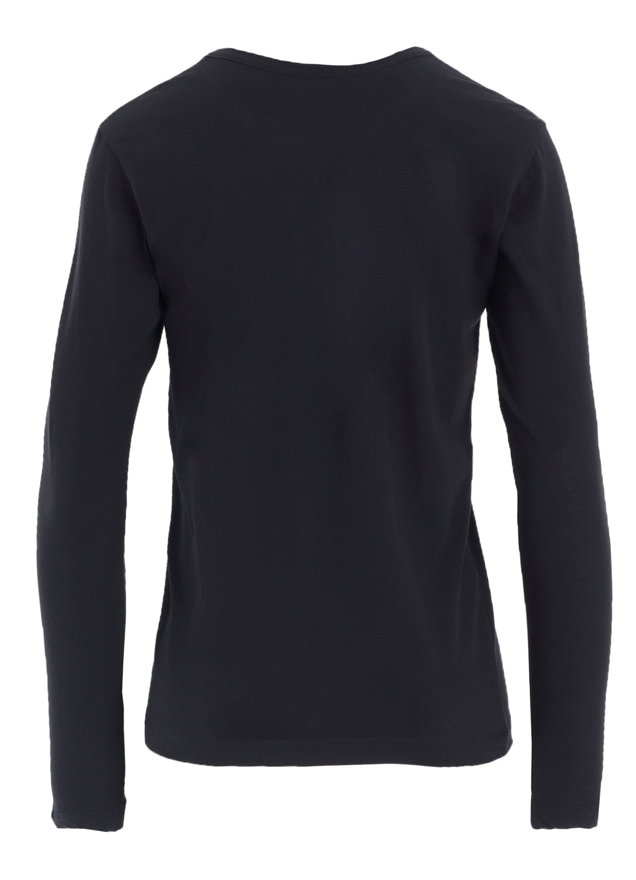HARD-TWISTED JERSEY ROUND NECK LONG SLEEVE T